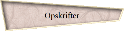 Opskrifter